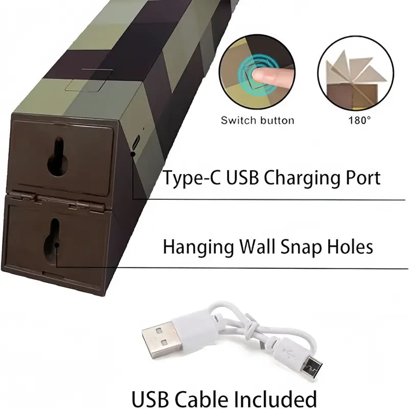 Minecraft Torch Lamp