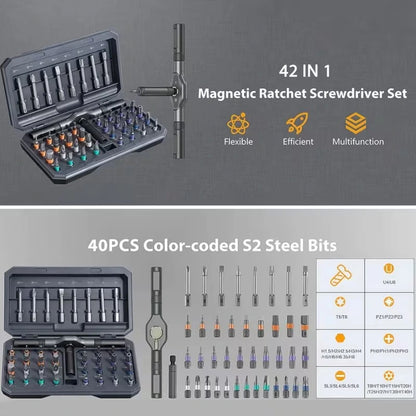 ProRatchet™ 42-in-1 Screwdriver Kit